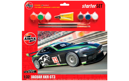 Jaguar XKR GT3 (Starter Set with brushes, paints and glue) [Kit]