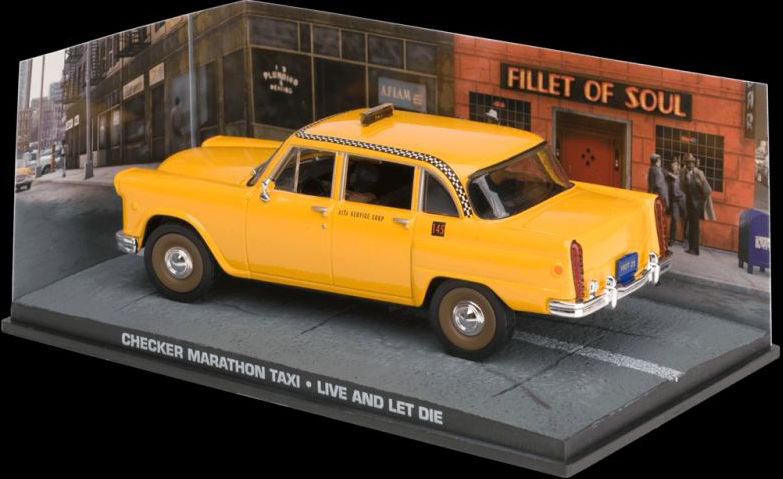 Checker Marathon Taxi From James Bond Live And Let Die in Yellow
