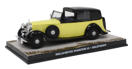Rolls Royce Phantom III From James Bond Goldfinger in Yellow/Black