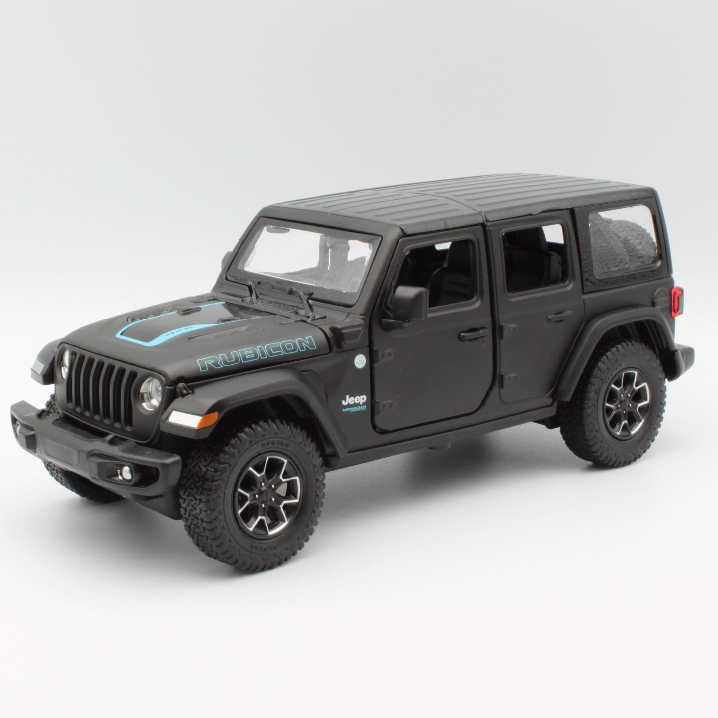 Jeep Wrangler Rubicon (4XE) in matt black
