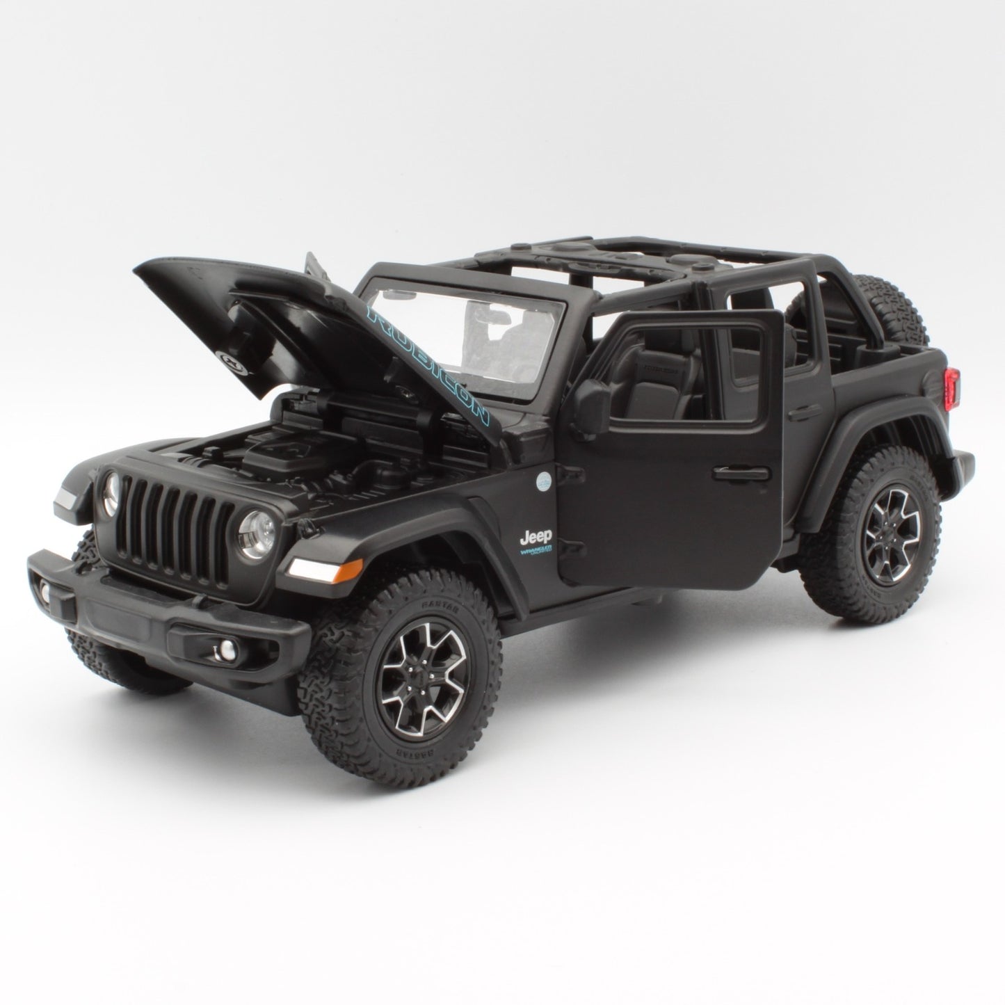 Jeep Wrangler Rubicon (4XE) in matt black