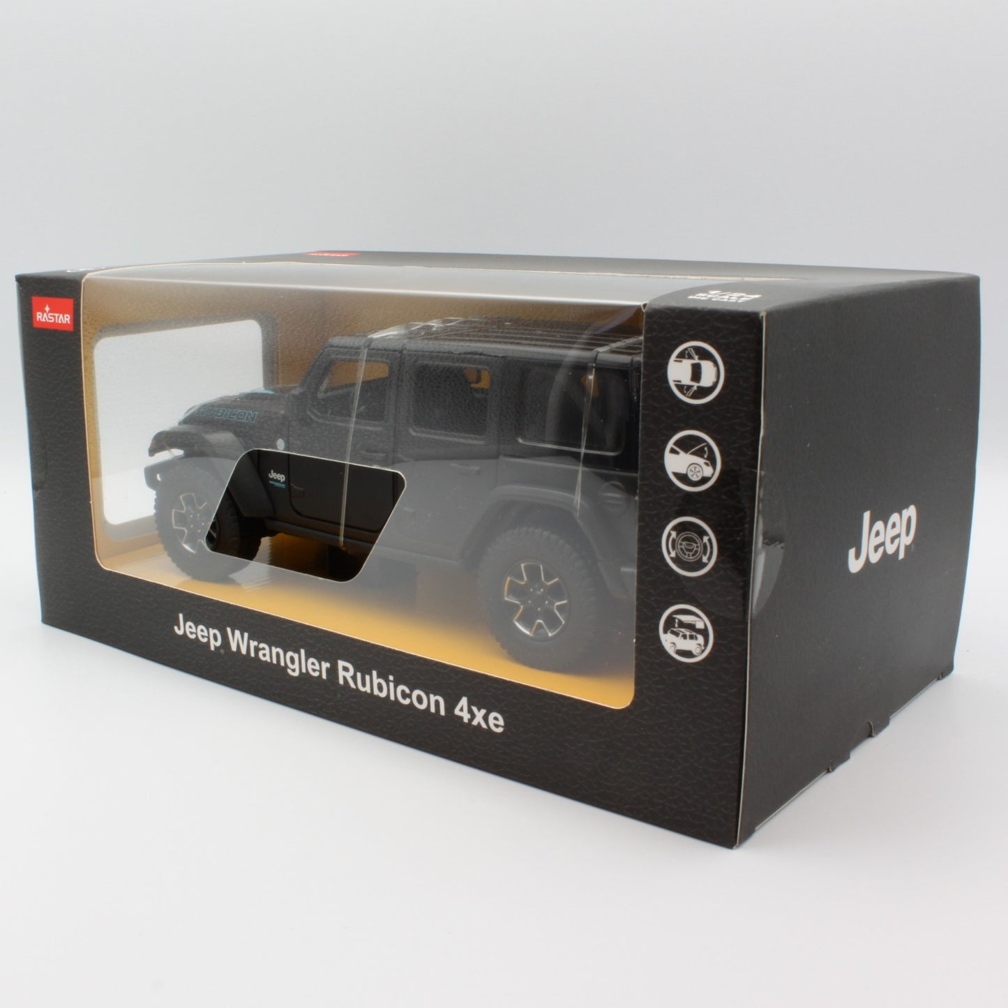 Jeep Wrangler Rubicon (4XE) in matt black
