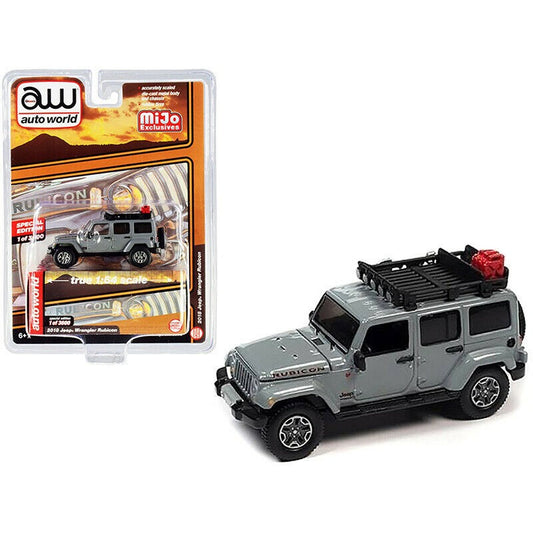 Jeep Wrangler Rubicon (With Roof Rack 2018) in Grey
