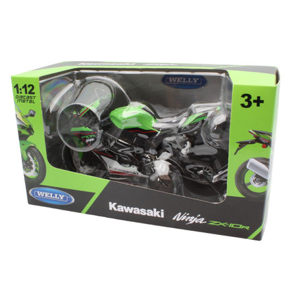 Kawasaki ZX-10R in green and black