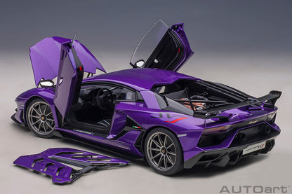 Lamborghini Aventador SVJ (2019) in Purple Pearl