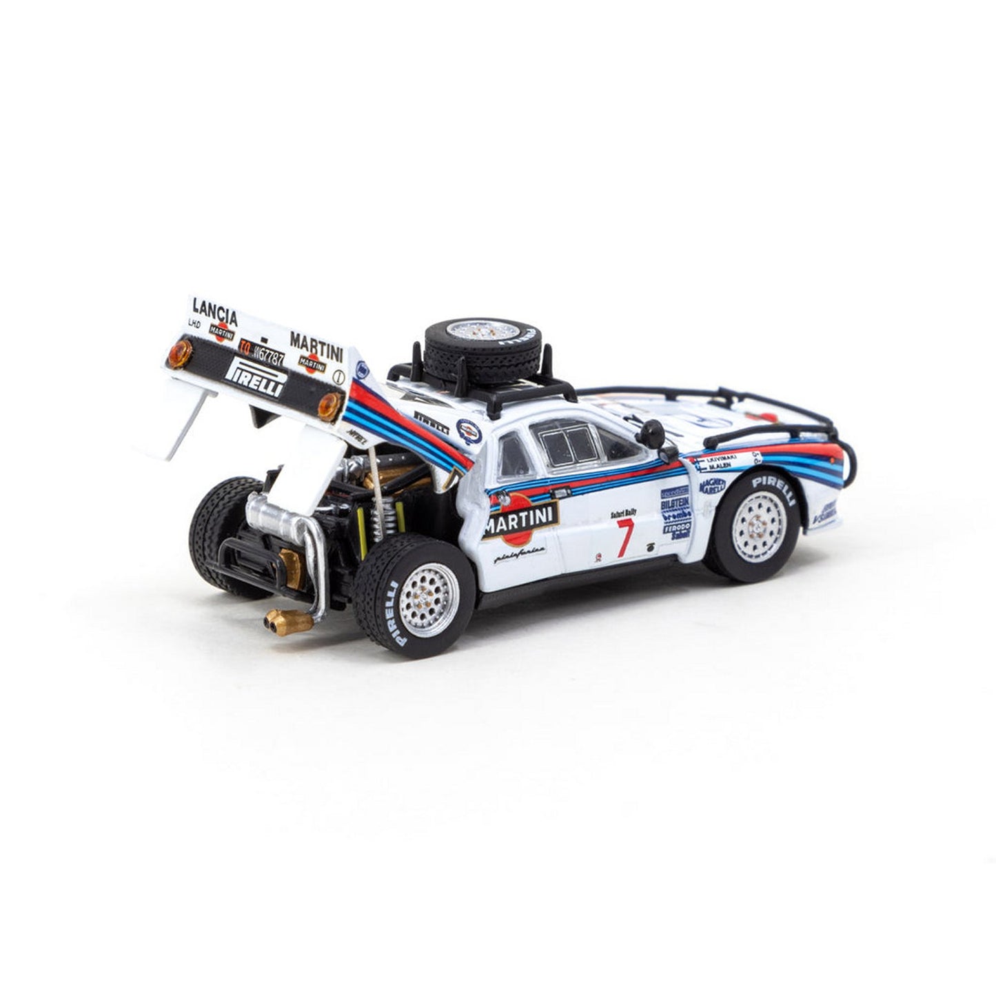 Lancia 037 Rally A.Markku/K.Ilkka (Safari Rally 1984) in White/Blue/Red