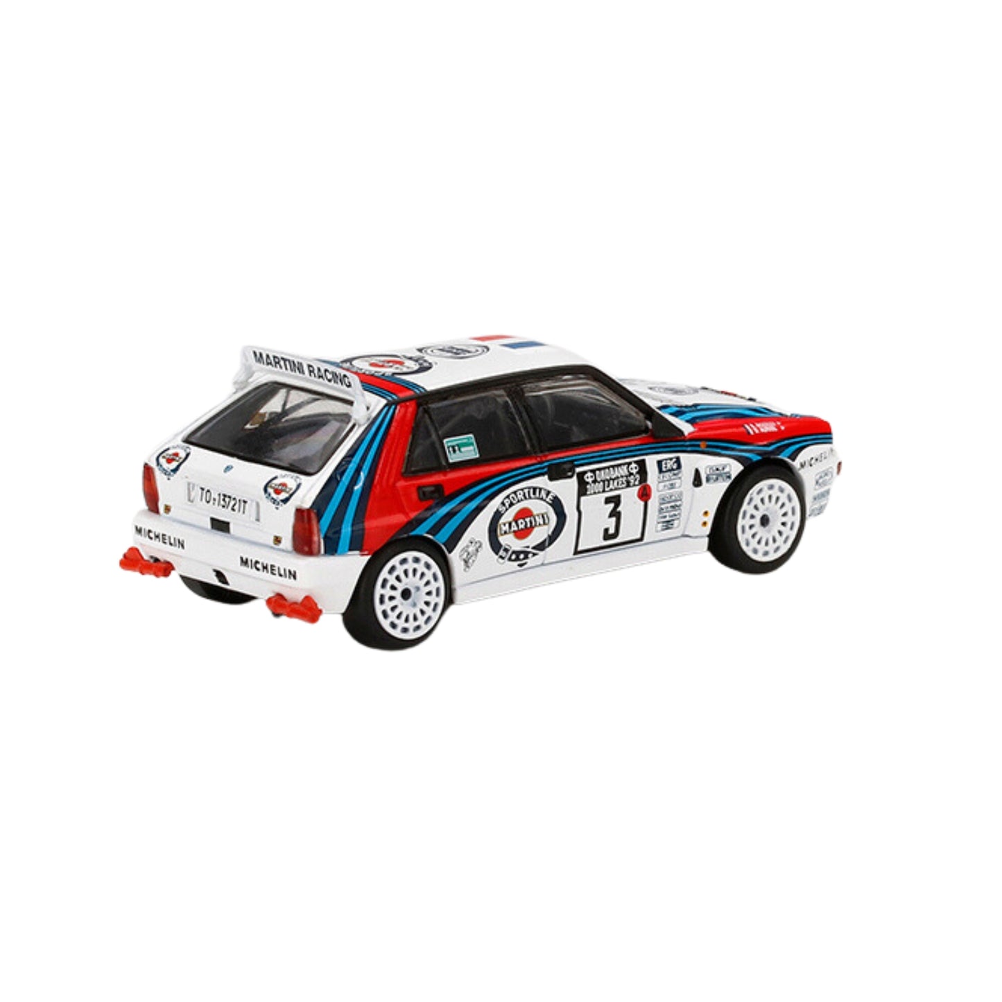Lancia Delta HF Integrale (Winner 1000 Lakes 1992) in White/Blue/Red
