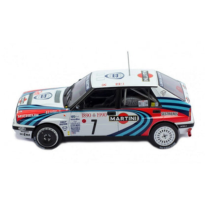 Lancia Delta Integrale 16V D.Auriol/B.Occelli (Martini Monte Carlo Rally 1990) in White/Red/Blue