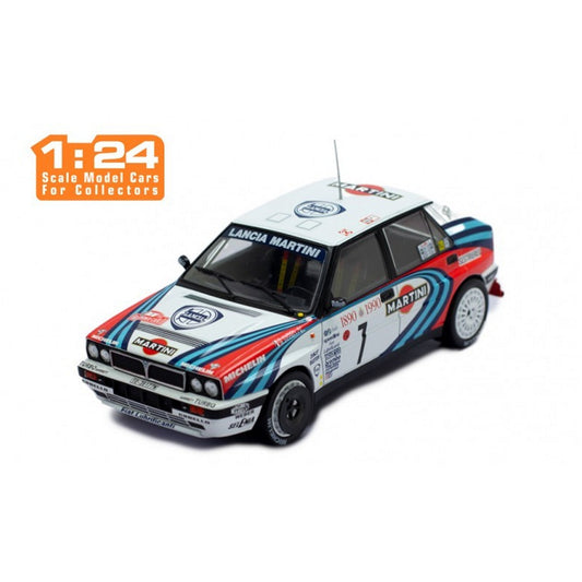 Lancia Delta Integrale 16V D.Auriol/B.Occelli (Martini Monte Carlo Rally 1990) in White/Red/Blue