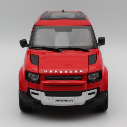 Land Rover Defender 90 in red