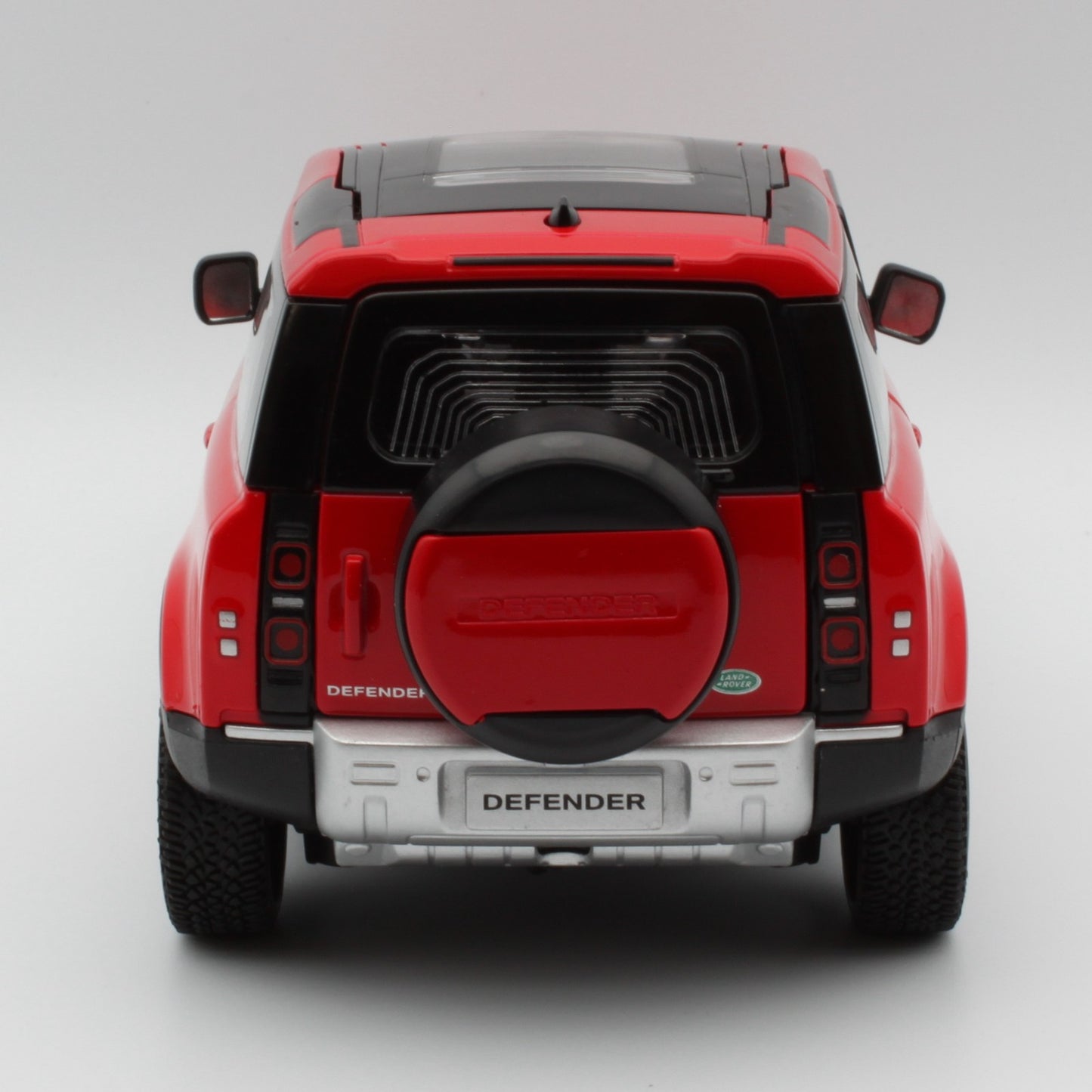 Land Rover Defender 90 in red