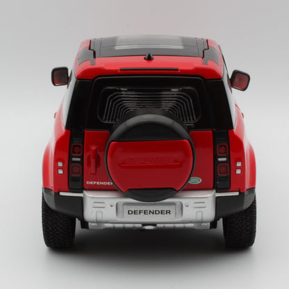 Land Rover Defender 90 in red