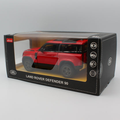 Land Rover Defender 90 in red