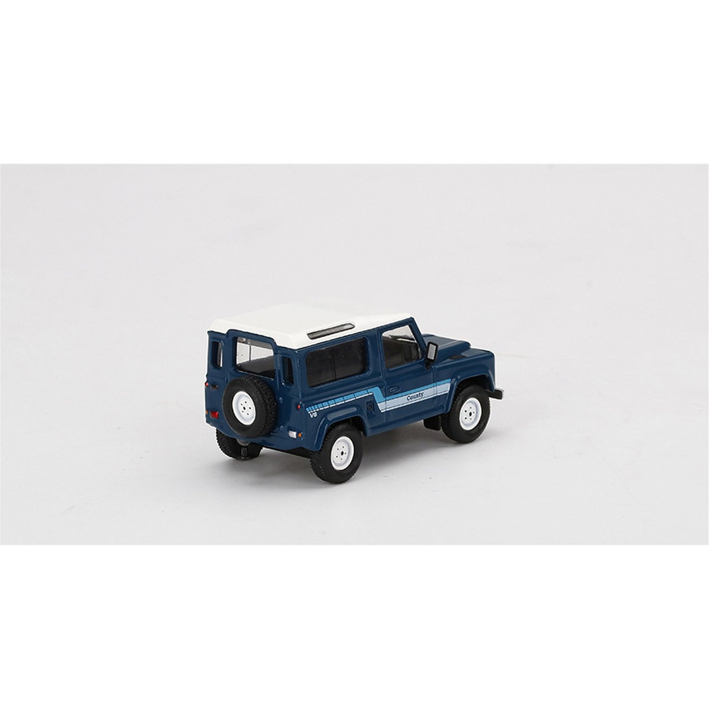 Land Rover Defender 90 (Country Wagon RHD) in Stratos Blue