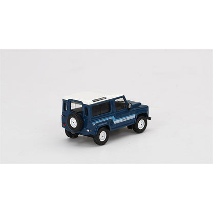 Land Rover Defender 90 (Country Wagon RHD) in Stratos Blue