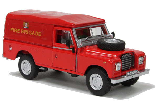 Land Rover Series 3 109 (Fire Brigade Soft Top) in Red