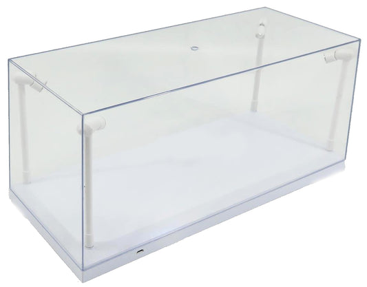 LED Display Case (White Base) in White