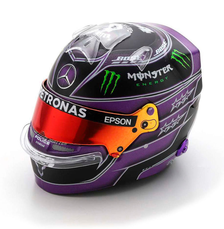 Lewis Hamilton Helmet (Turkish Grand Prix - 7 Times World Champion 2020) in Purple