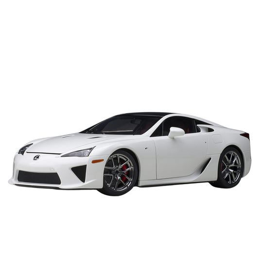 Lexus LFA (2010) in Whitest White/Carbon Black