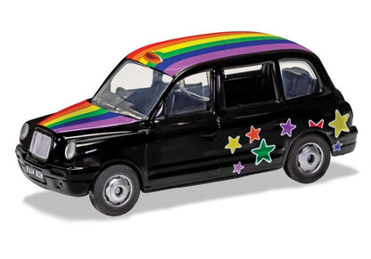 London Taxi TX1 Rainbow Edition in Black