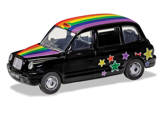 London Taxi TX1 Rainbow Edition in Black