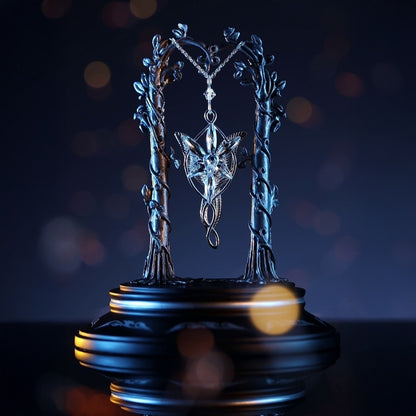 Arwen Evenstar Pendant Display Case From Lord Of The Rings Fellowship of the Ring