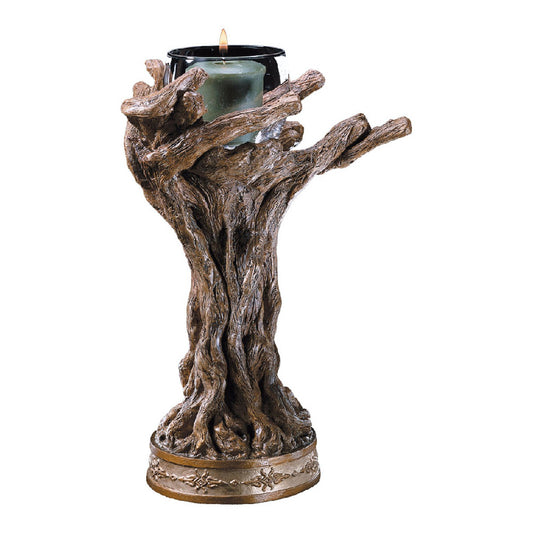 The Staff Of Gandalf The Grey Candle Holder From Lord Of The Rings in Brown