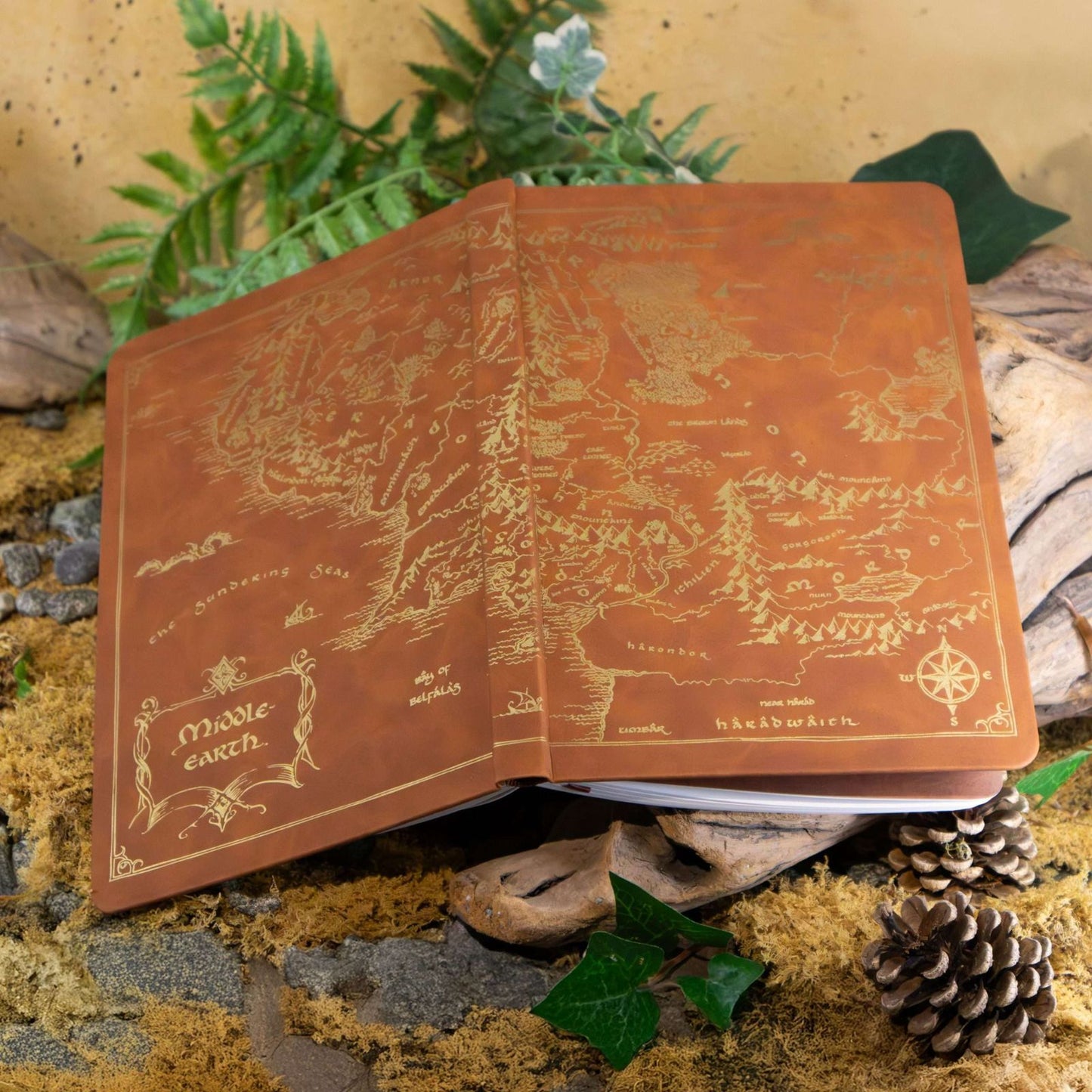 Map of Middle Earth Journal From Lord Of The Rings