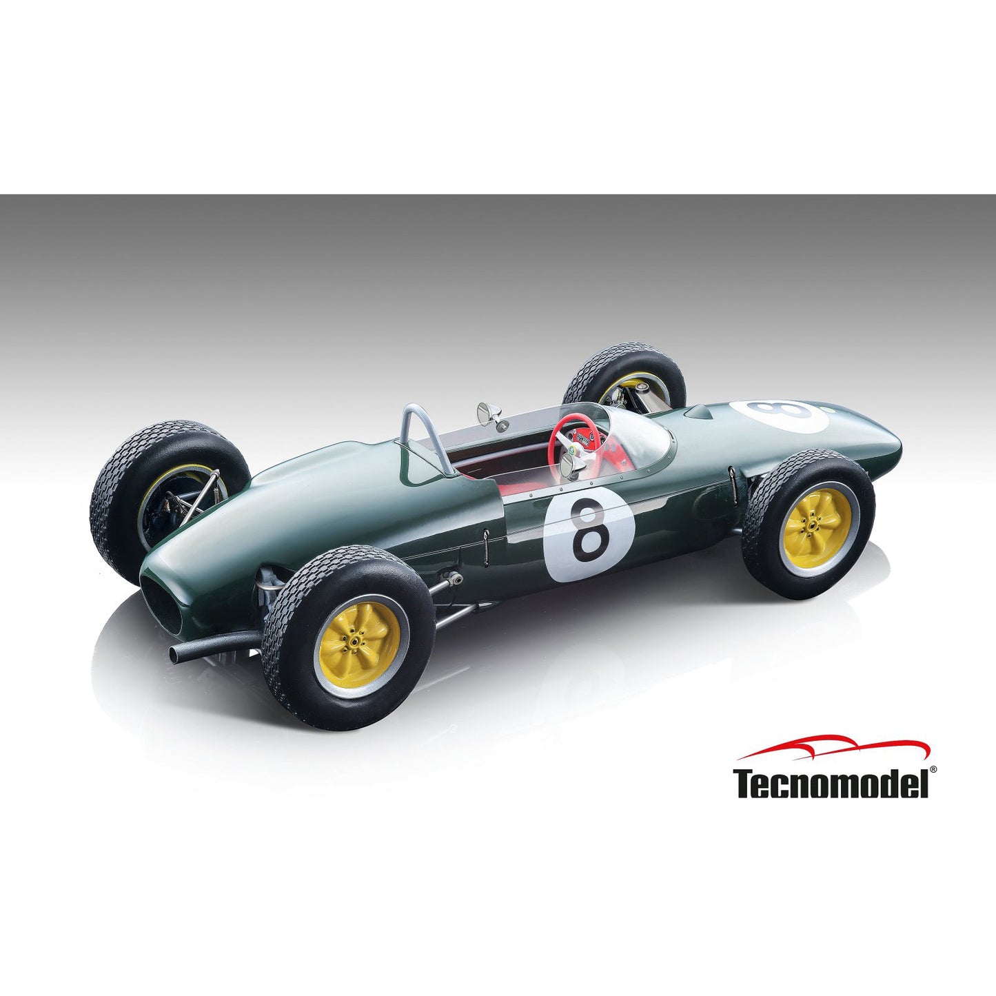 Lotus 21 Climax Jim Clark (3rd Frenh GP 1961) in Racing Green