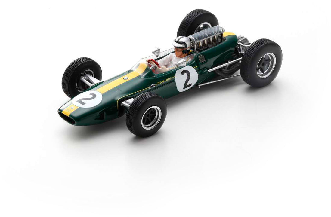 Lotus 33 Pedro Rodriguez (French GP 1966) in Green/Yellow
