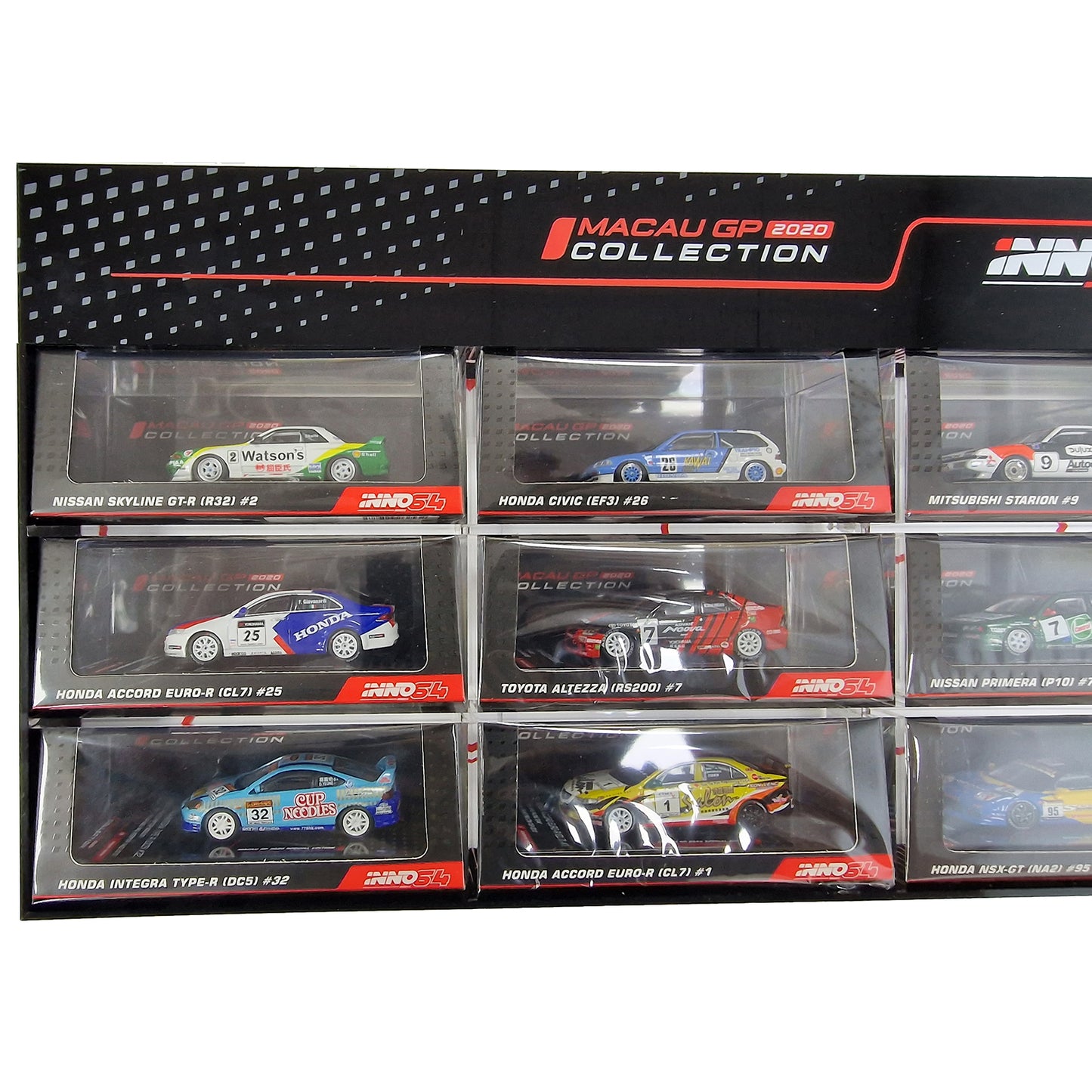 Macau GP Collection (12 Piece Box Set With Acrylic Case 2020) in Multi