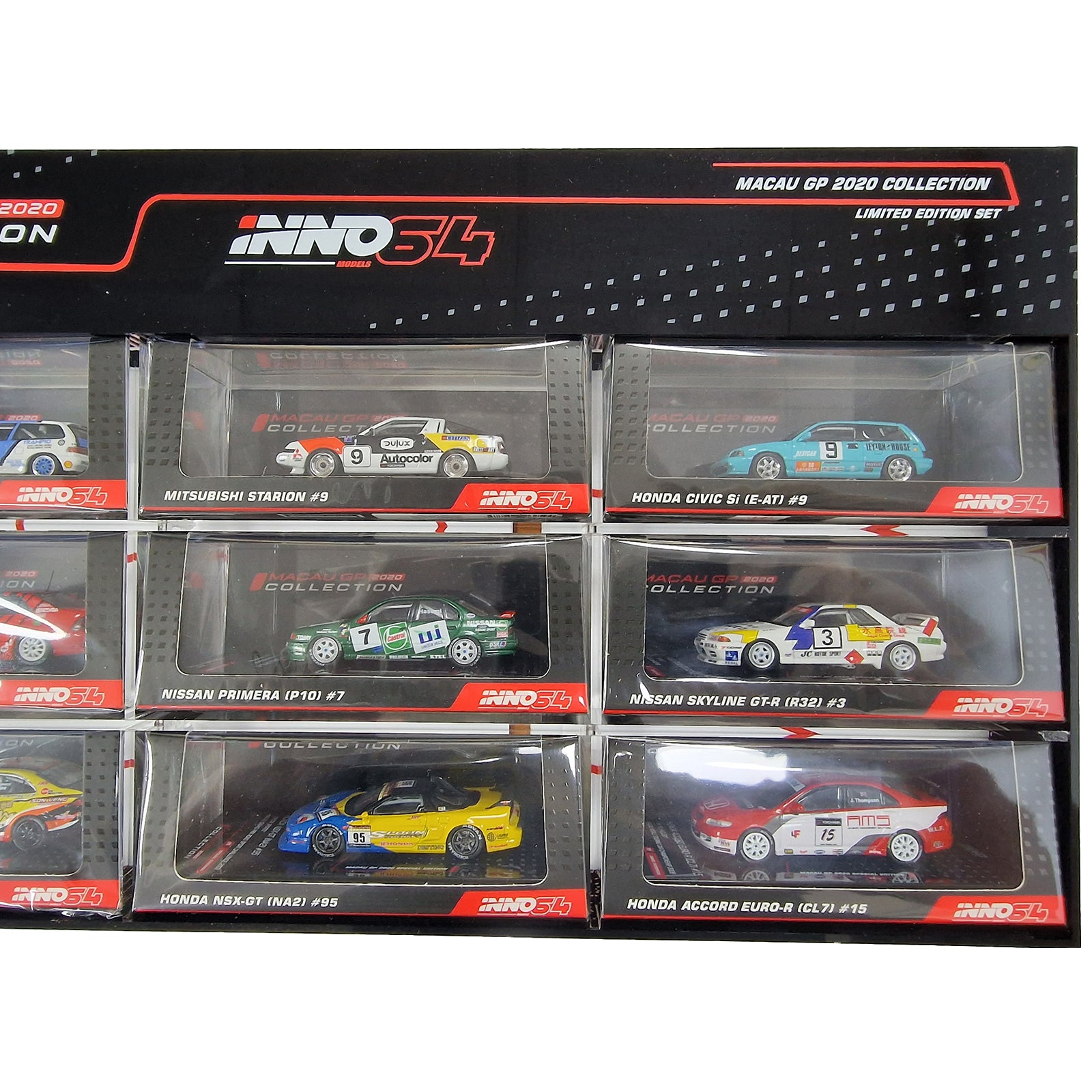 Macau GP Collection (12 Piece Box Set With Acrylic Case 2020) in