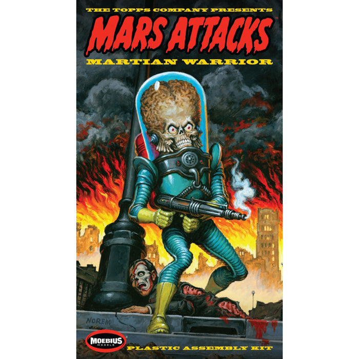 Martian Figure Plastic Model Kit From Mars Attacks [Kit]