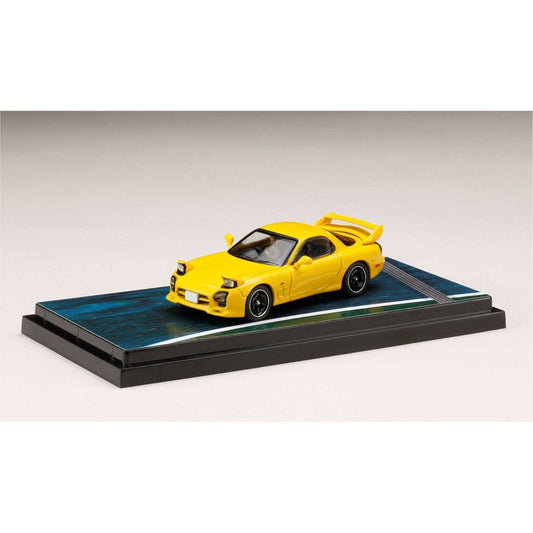 Mazda RX-7 FC3S (Diorama Model) in Yellow