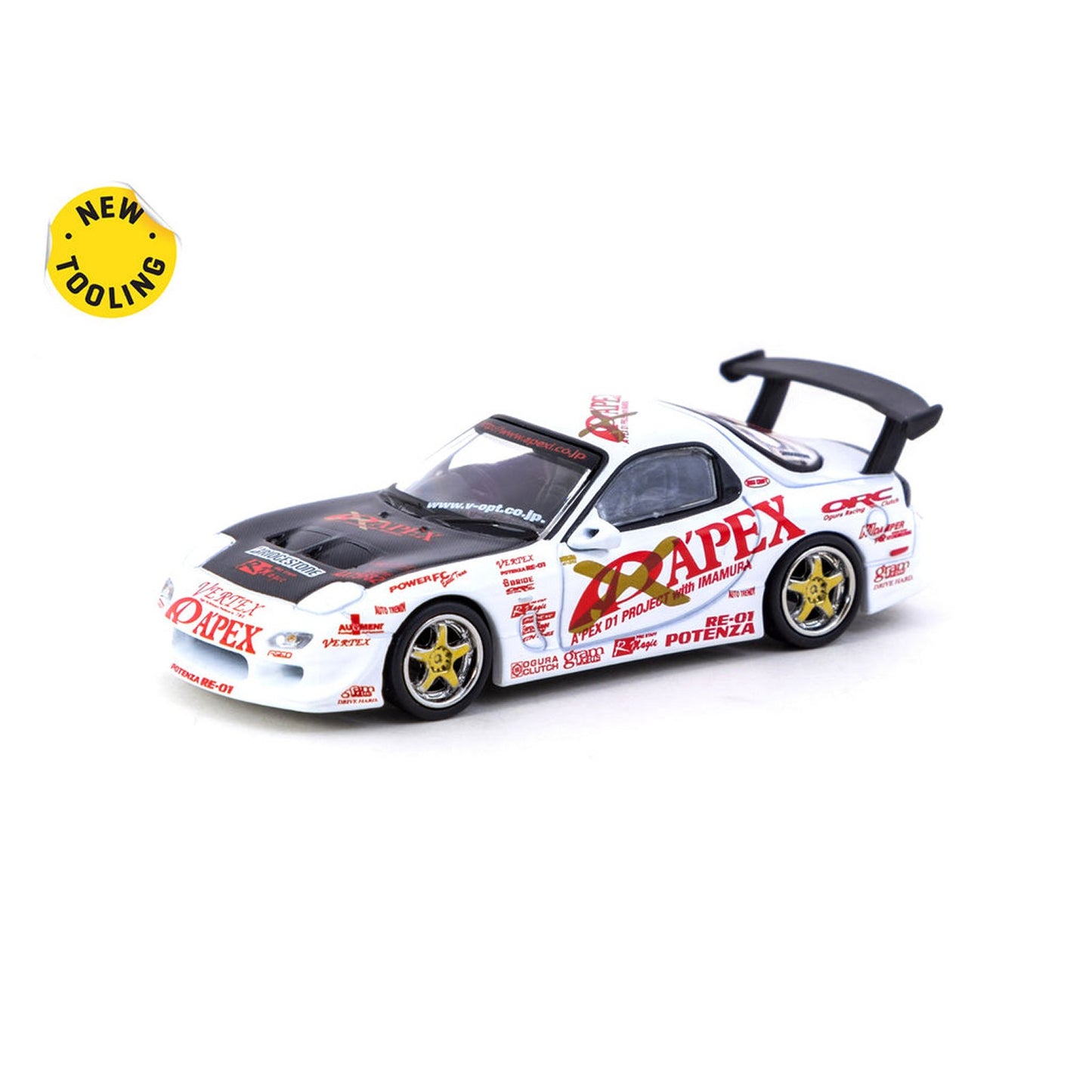 Mazda Vertex RX-7 FD3S (Apex D1 Project) in White/Black/Red