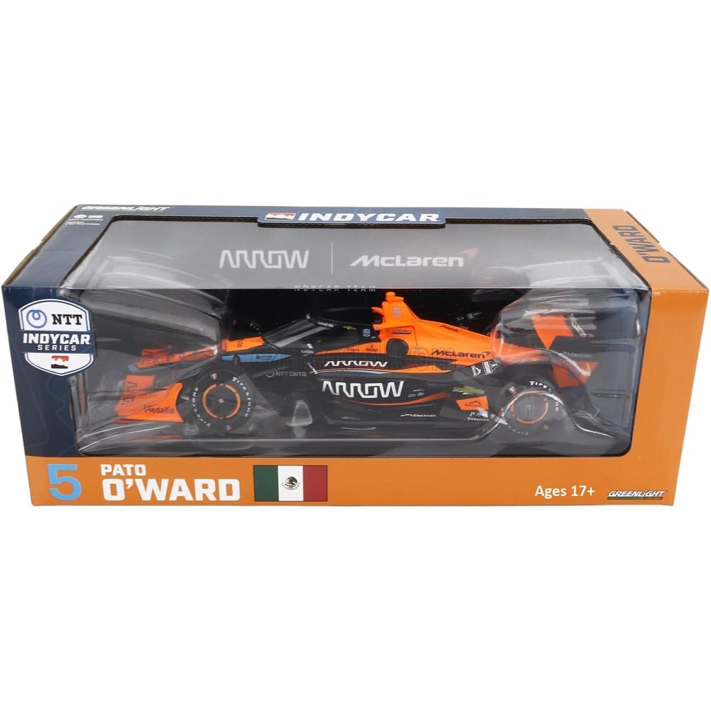 McLaren Arrow SP Pato O'Ward (No.5 NTT Indycar 2023) in Black/Orange