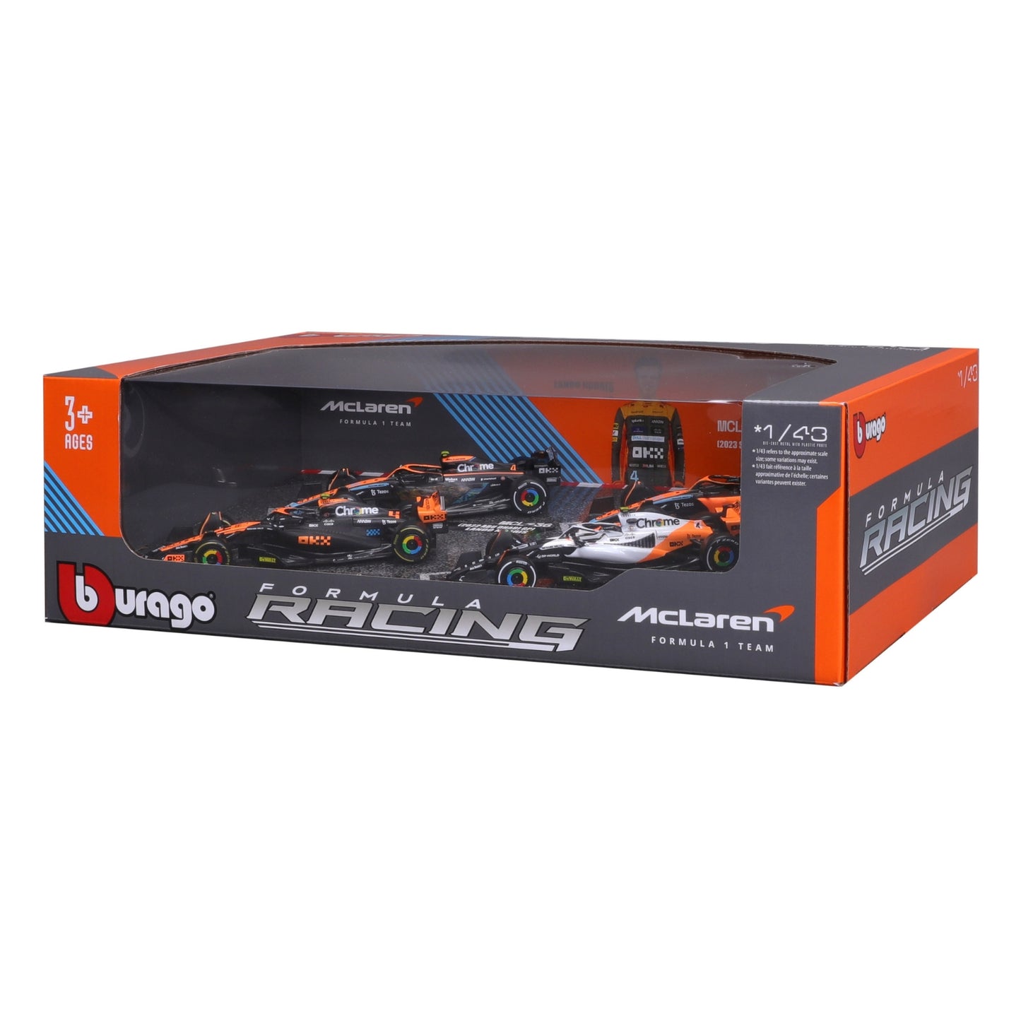 McLaren Lando Norris (Highlights 4 Pack Set) in Orange/Black/White