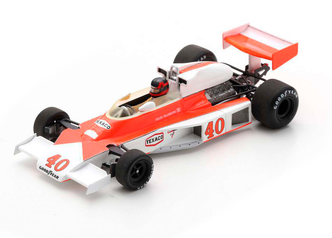 McLaren M23 Gilles Villeneuve (No. 40 British GP 1977) in White
