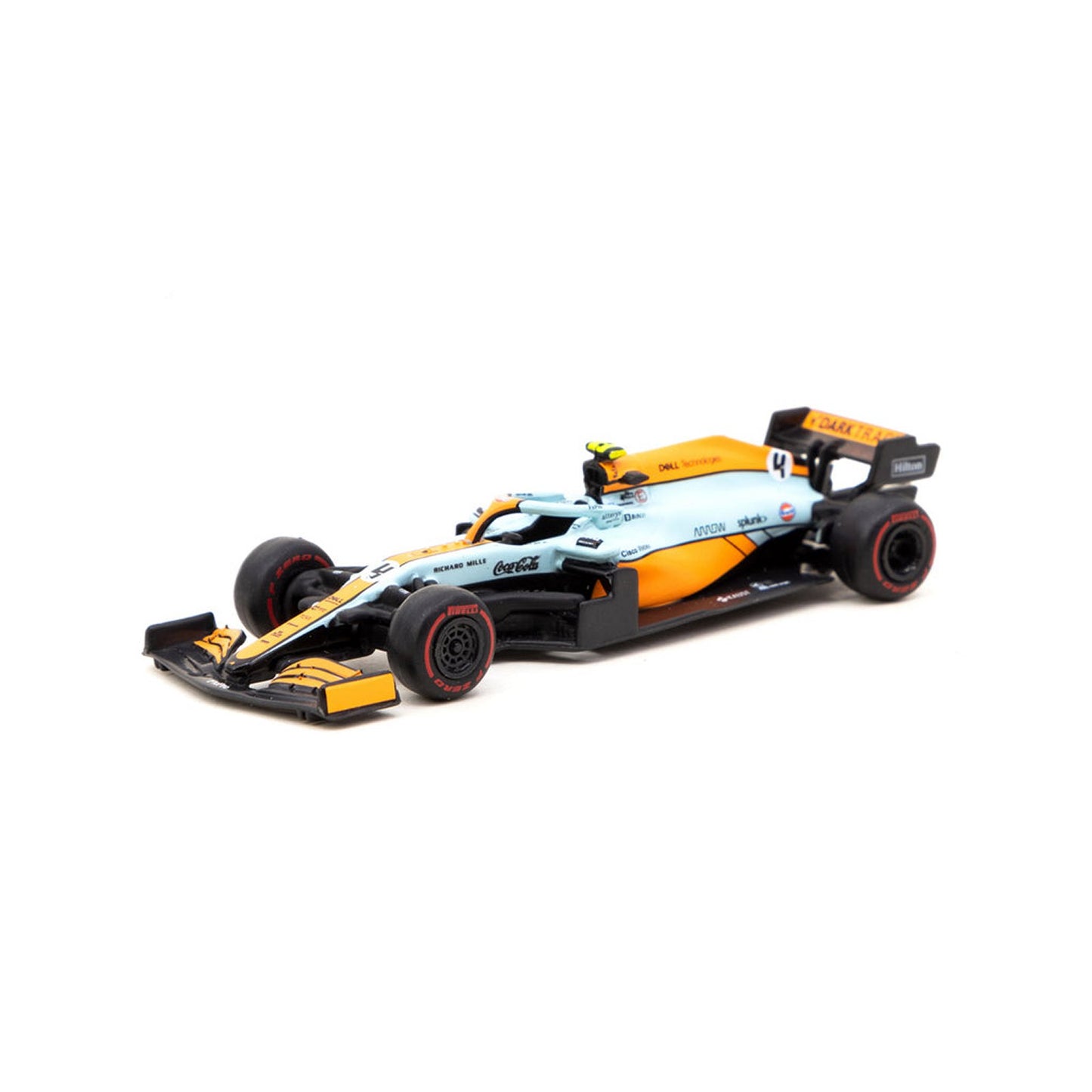 McLaren MCL35M Lando Norris (No.4 Monaco GP 2021) in Blue/Orange