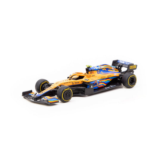 McLaren MCL35M Lando Norris (No.4 Abu Dhabi Grand Prix 2021) in Orange