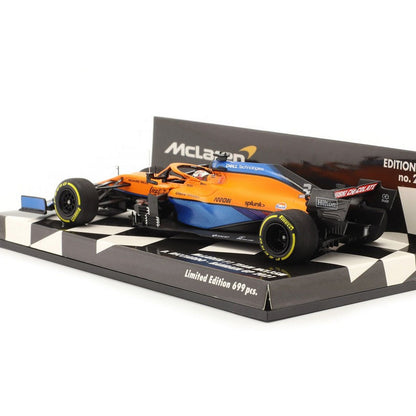McLaren MCL35M Daniel Ricciardo (Bahrain GP 2021) in Orange/Blue