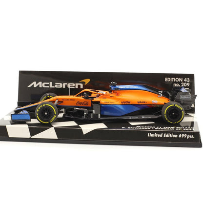 McLaren MCL35M Daniel Ricciardo (Bahrain GP 2021) in Orange/Blue