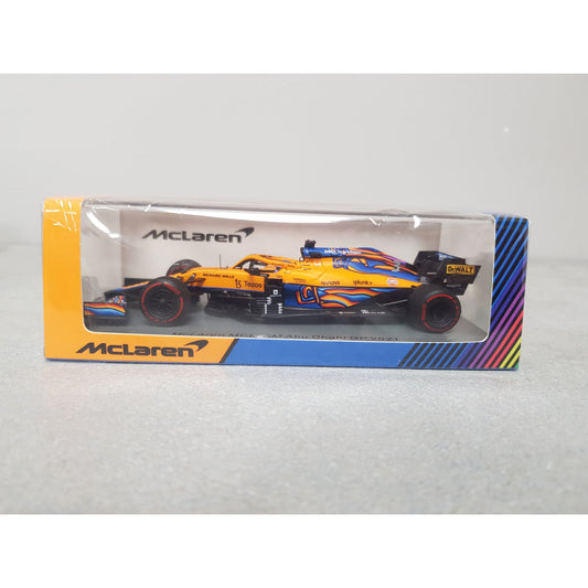 McLaren MCL35M Daniel Ricciardo (Abu Dhabi GP 2021) in Orange/Blue