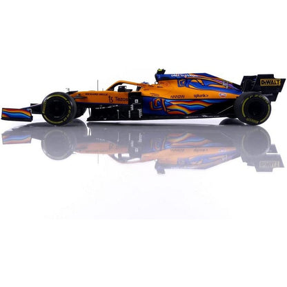 McLaren MCL35M Lando Norris (Abu Dhabi GP 2021) in Orange/Blue