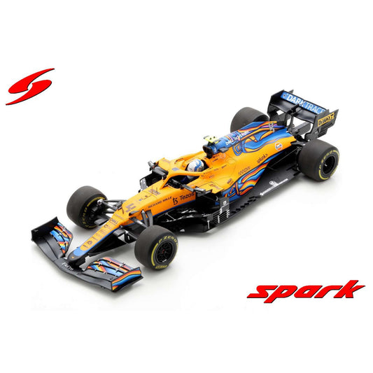 McLaren MCL35M Lando Norris (Abu Dhabi GP 2021) in Orange/Blue