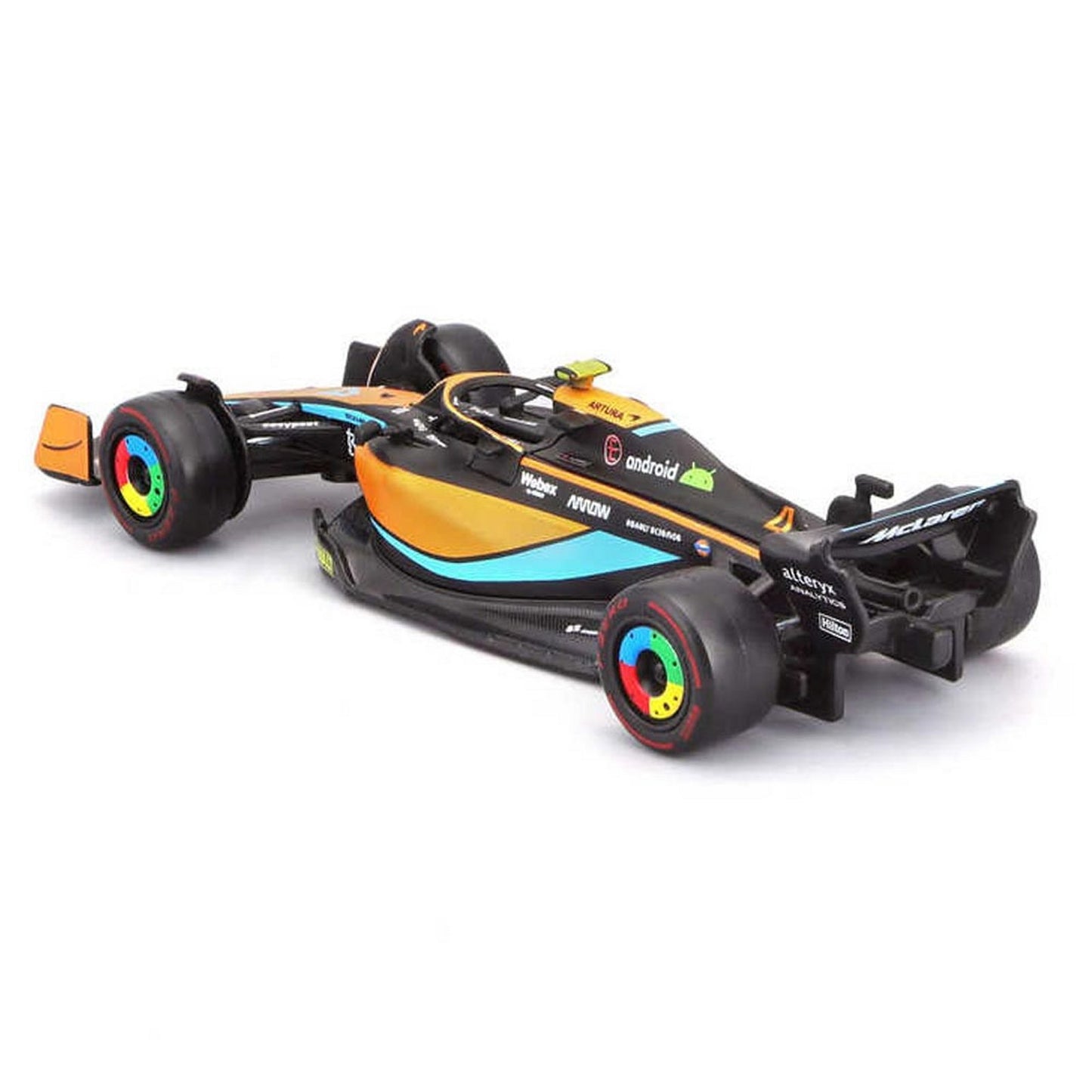 McLaren MCL36 Lando Norris (No.4 2022) in Black/Orange/Blue