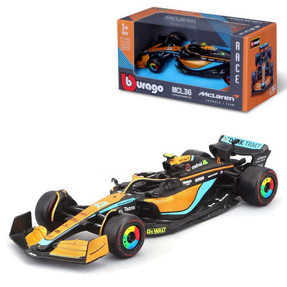 McLaren MCL36 Lando Norris (No.4 2022) in Black/Orange/Blue