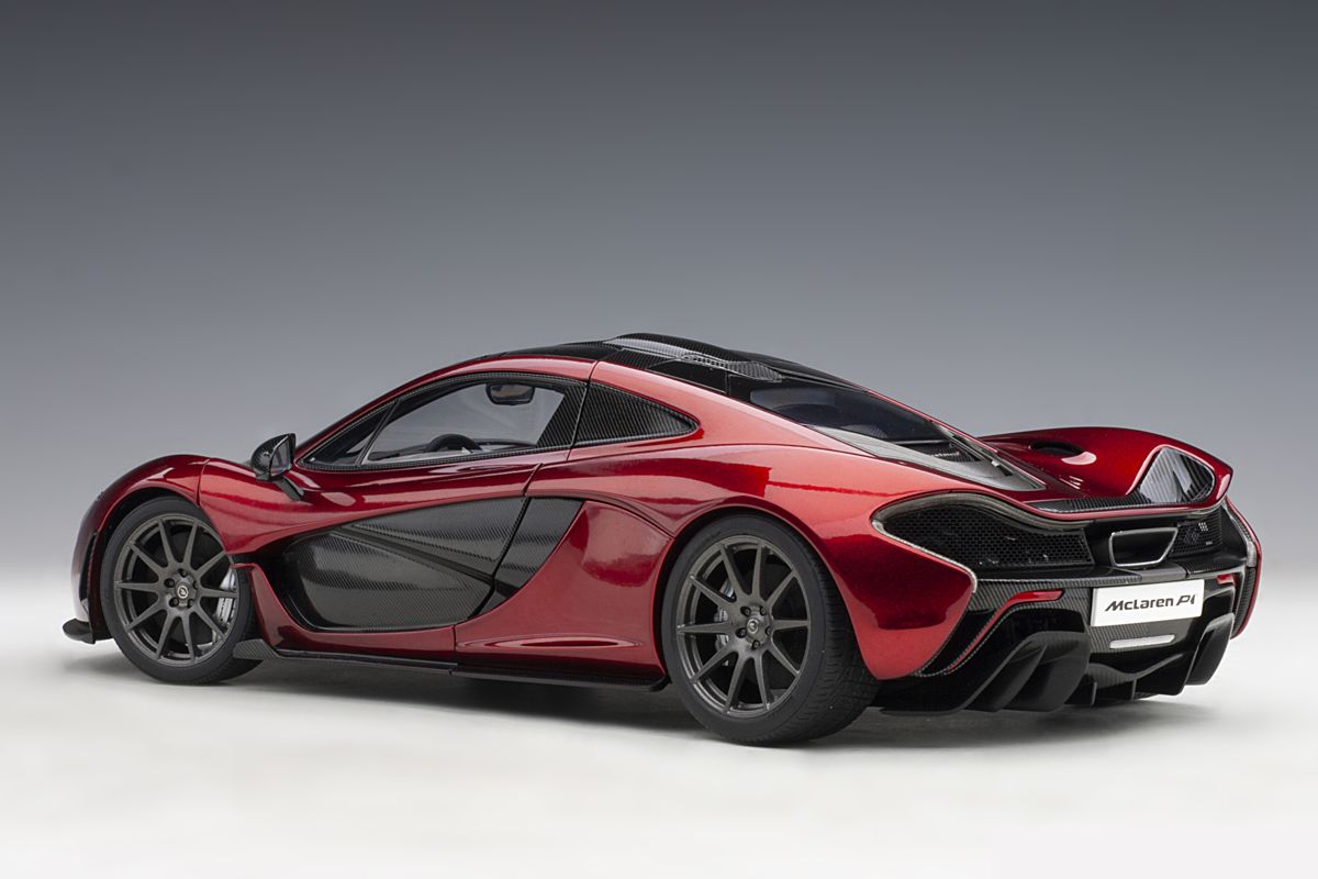 McLaren P1 (2013) in Volcano Red