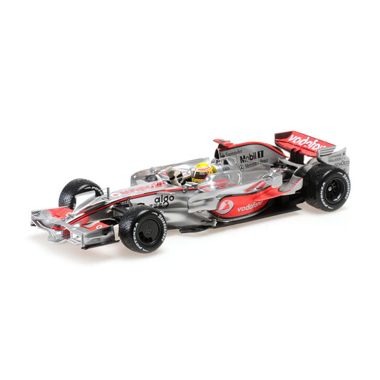 McLaren Vodafone Mercedes Benz MP4/23 Lewis Hamilton (World Champion 2008) in Silver