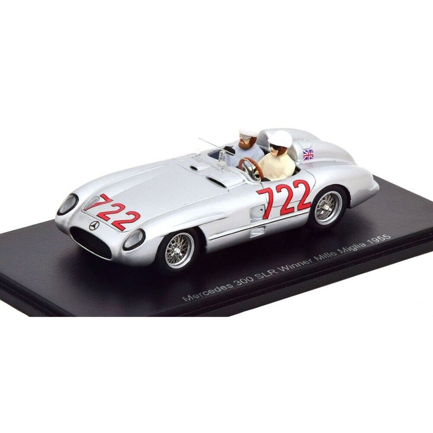 Mercedes 300 SLR With Drivers S.Moss/D.Jenkinson (Mille Miglia Winner 1955) in Silver